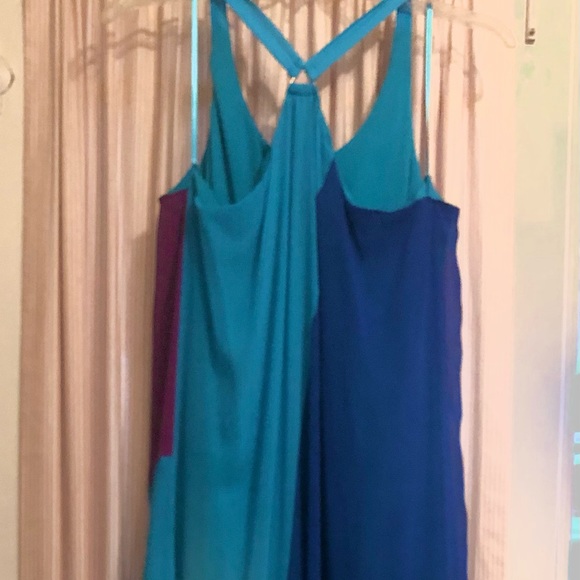 Lane Bryant 22 color block maxi-dress. - Picture 6 of 7